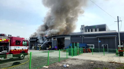 양주 땅콩 잼 공장 화재...인명피해 없어 / YTN