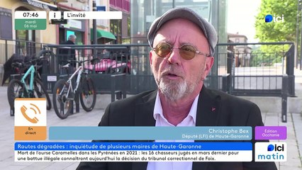 Christophe Bex, député LFI de la 7e circonscription de la Haute-Garonne