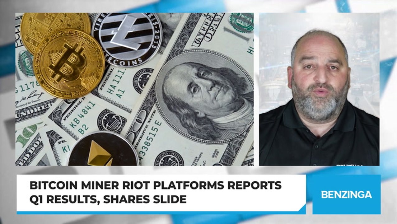 Bitcoin Miner Riot Platforms Reports Q1 Results, Shares Slide