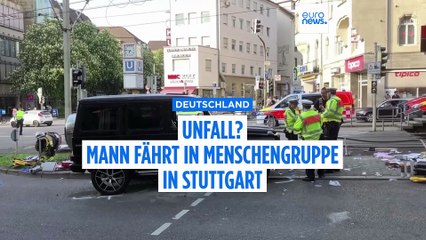 Stuttgart: Auto fährt in Menschenmenge - eine Tote, mehrere Verletzte