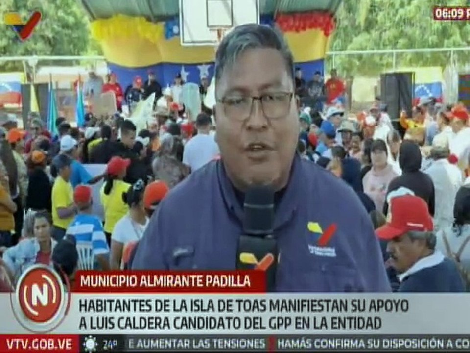 Zulia | Habitantes de Almirante Padilla expresaron su respaldo al candidato Luis Caldera