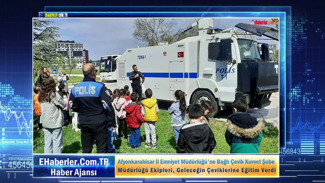 Afyonkarahisar İl Emniyet Müdürlüğü'ne Bağlı Çevik Kuvvet Şube Müdürlüğü Ekipleri, Geleceğin Çeviklerine Eğitim Verdi