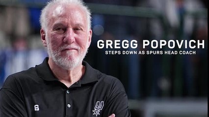 'We miss him' - Popovich steps down as Spurs head coach