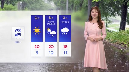 [날씨] 오늘 전국 또 비...일요일·어린이날 '맑지만 강풍' / YTN