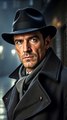 Noir Spy Thriller 1940s British Agent in Wartime Europe – Cinematic Character Scene