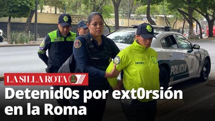 Policías de Tránsito CDMX detenidos por c0rrupción en la Roma