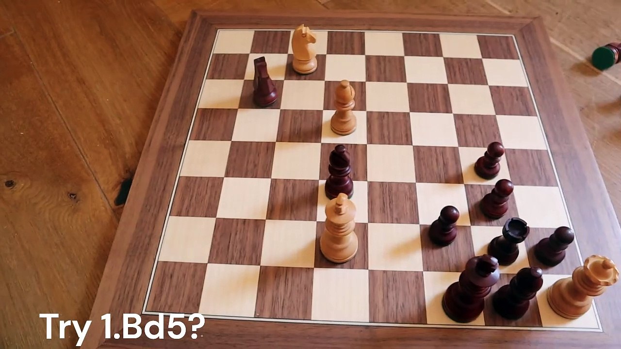 Chess study with zugzwang positions – Study by Peter Krug