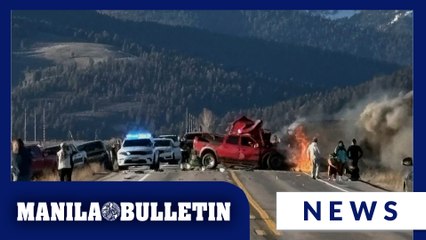 7 people are dead after a truck and tour van collided near Yellowstone, police say