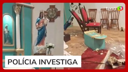 Igreja do século 17 é invadida e vandalizada na Bahia; vídeo mostra destruição
