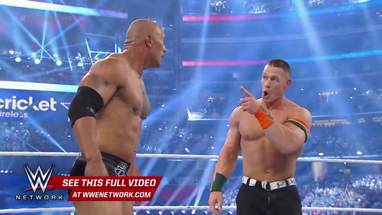 John Cena and Rock