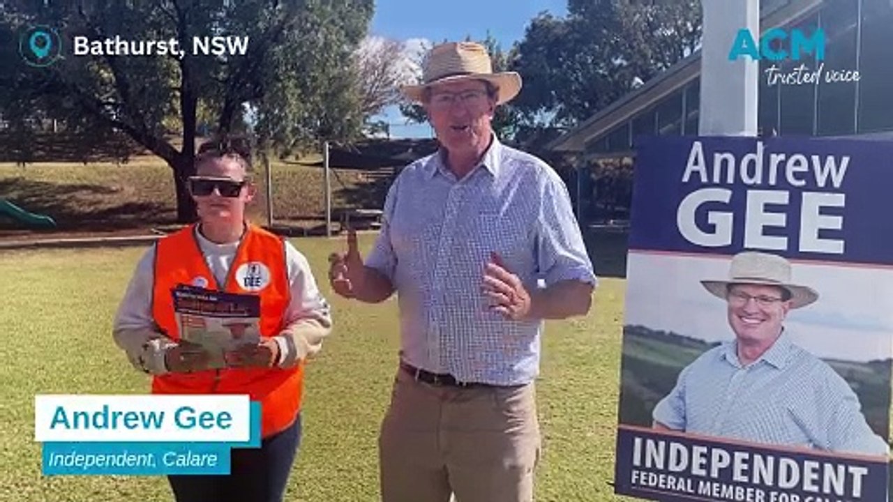 Andrew Gee speaks on election day