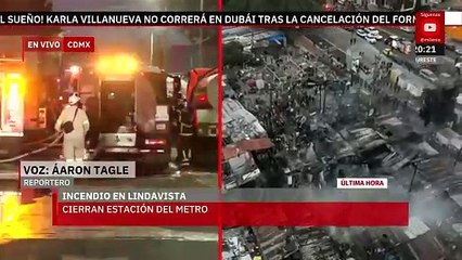 Se registra incendio en viviendas de Lindavista, GAM; Metro de CdMx cierra acceso de L6