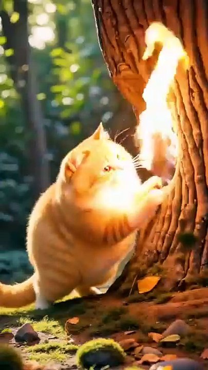 Contoh Video Konten Kucing AI