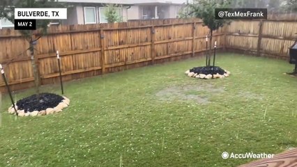 Friday storms strike huge swath of the US with hail and flooding