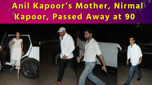 Karan Johar & other members of the film industry at Nirmal Kapoor's residence to offer condolences