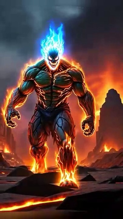 Hulk X Gost Rider Ai Fusioin