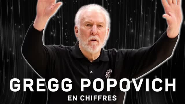 Spurs - Gregg Popovich en chiffres