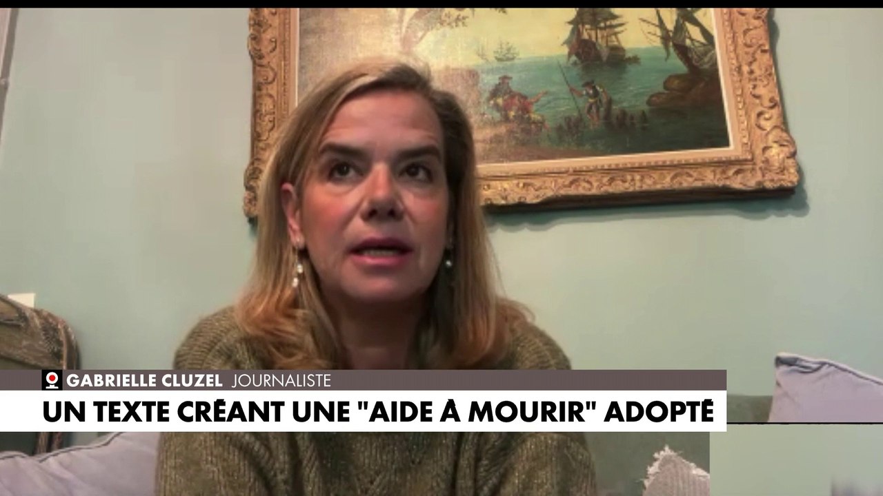 Gabrielle Cluzel : «C'est une victoire éclatante des lobbys pro-euthanasie»