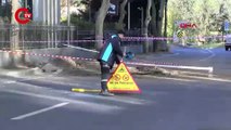 Sarıyer'de yol çöktü... Eski Büyükdere Caddesi trafiğe kapatıldı!