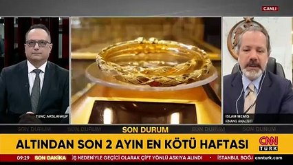 Altından son 2 ayın en kötü haftası: Yönü ne olur? İslam Memiş yanıtladı