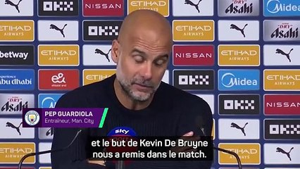 Guardiola : "De Bruyne n'a rien à prouver"