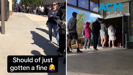 Long queues at polling booths as election day comes to a close for Australians