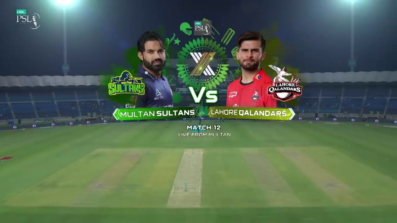 HBL PSL  | 12th Match | Multan Sultan vs Lahore Qalanders | Full Match | Highlights | T20 | 2025