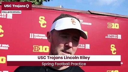 USC Trojans Lincoln Riley Evaluates Elite Linebackers