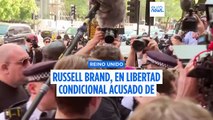 Russell Brand, en libertad condicional bajo fianza tras comparecer ante un tribunal londinense acusado de violación y agresión