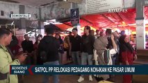 Satpol PP Tertibkan Pedagang Non-Ikan di PPI Tenda Gorontalo , Pedagang Kecewakan Hal ini