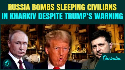 Putin BOMBS Kharkiv In Deadly Night Raid; 46 Injured As Russian Drones Tear Through Apartments