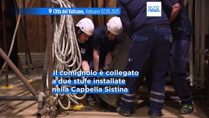 Conclave, montato il comignolo sopra la Cappella Sistina: prevista una fumata di prova