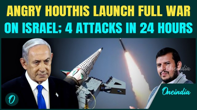 FOUR Houthi Missile Strikes in 24 Hours Shake Israel; Iron Dome Fails to Stop ‘Palestine-2’ Barrage?