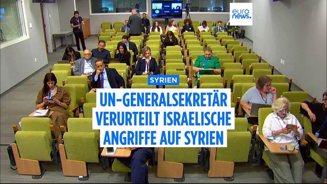 UN-Generalsekretär verurteilt israelische Angriffe auf Syrien