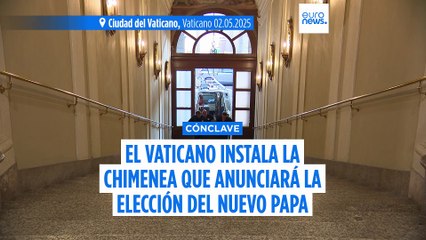 La chimenea del cónclave ya está lista mientras el mundo espera la próxima fumata