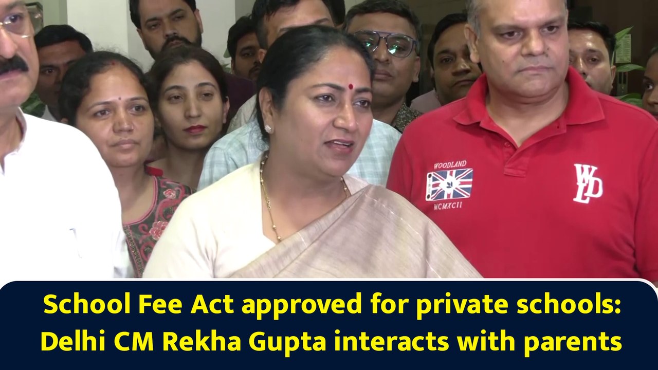 School Fee Act approved for private schools: Delhi CM Rekha Gupta interacts with parents