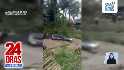 Baha at pagguho ng lupa, naranasan sa ilang lugar sa Mindanao bunsod ng ulang dala ng LPA | 24 Oras Weekend