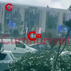 KKTC'de öğrencileri TEKNOFEST’e gidiyoruz diye külliye açılışına götürüldüler