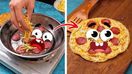 🍕 Doodles Make Mystery Pizzas 🎲 and Try Not to Gag! 😂