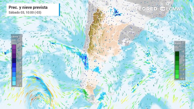 Tres alertas en simultáneo en Argentina: lluvias, tormentas y nevadas afectan a gran parte del país