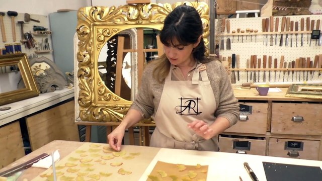 Aurélie Romano, Sculpture sur bois / Dorure