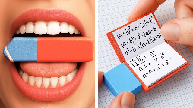 IDÉES DIY INCROYABLES POUR L'ÉCOLE & ASTUCES D'ART ! Super astuces TikTok & Gadgets par 123 GO! Like