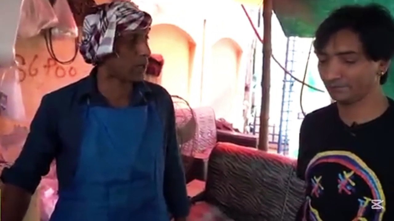 Sugarcane juice Comedy Goga Pasroori and Saleem Albela Non Stop Jugat Bazi pat 2