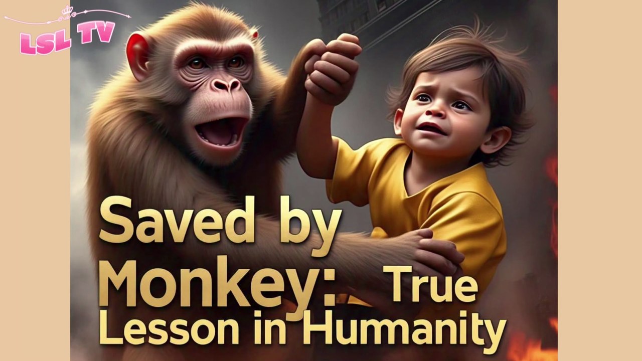 “Saved by a Monkey: A True Lesson in Humanity”