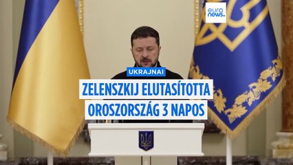 Zelenszkij 3 helyett 30 napos tűzszünetet szorgalmaz