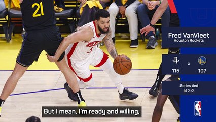 VanVleet credits Rockets team-mates for impressive playoff form
