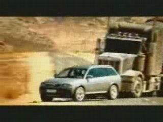 Audi Quattro V8 vs Truck Commercial