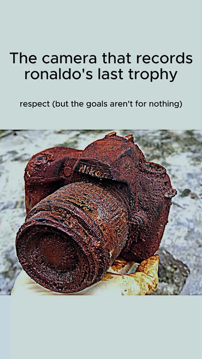 the camera that records ronaldo's last trophy