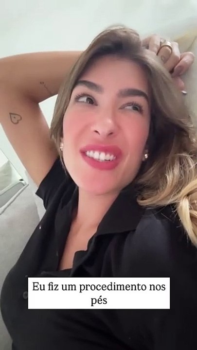 Lore Improta passa por cirurgia invasiva nos pés e desabafa: “Não conseguia fazer nada”