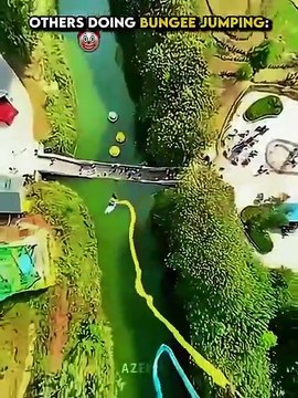 Others Doing Bungee Jumping vs This Guy ☠️ #edit #bungeejumping #usa #newyork